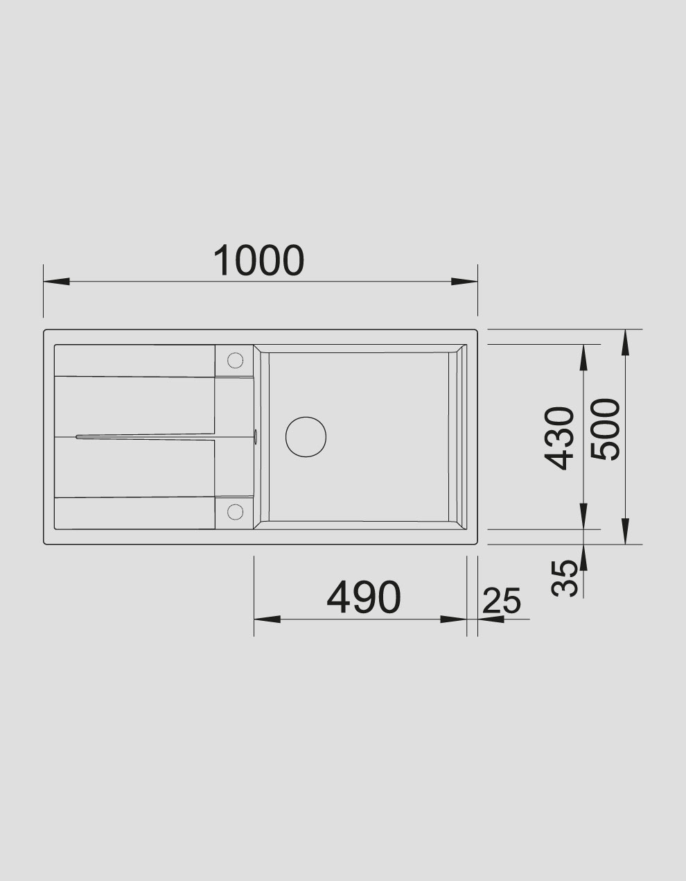 BLANCO METRA XL 6 S SILGRANIT™ EVİYE - Antrasit
