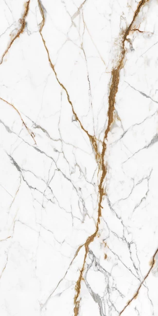 Kale Seramik-KALESİNTERFLEX Golden Hour Parlak Kalesinterflex Porselen Plaka 162X323