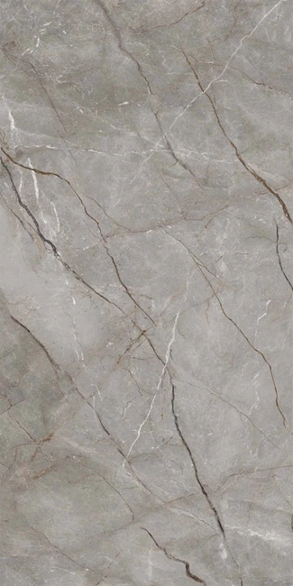 Kale Seramik-KALESİNTERFLEX Silver Roots Parlak Kalesinterflex Porselen Plaka 162x323