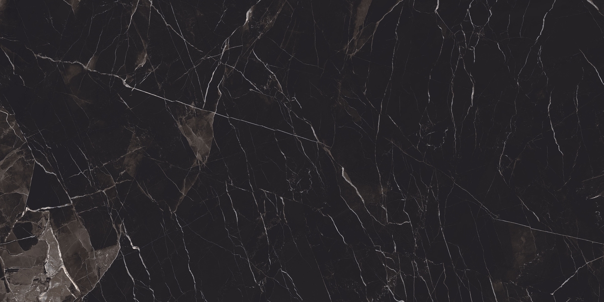 Ng Stone Kütahya Seramik 120x240 BLACK CALACATTA KRİSTAL BOOKMATCH REKTİFİYE PARLAK NANO