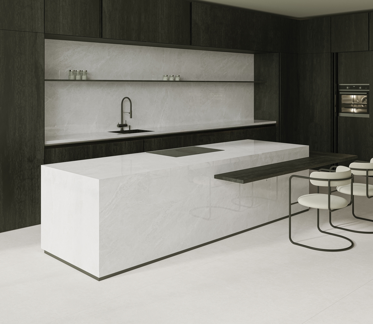 Ng Stone Kütahya Seramik 163x323 SWAN AÇIK GRİ PARLAK 12 MM