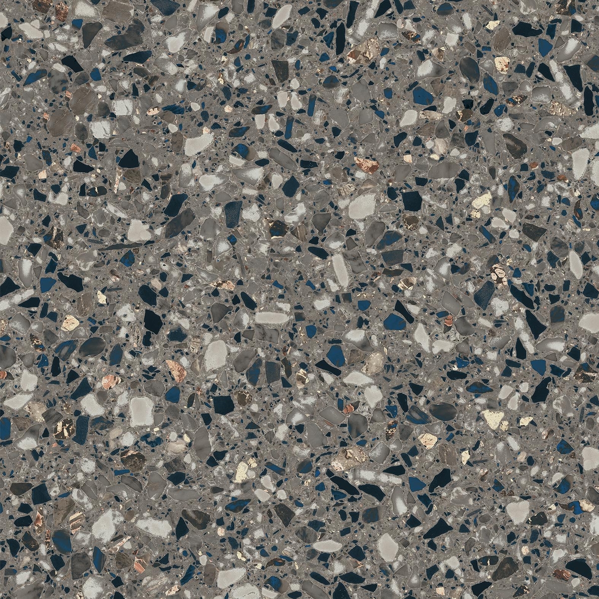 Ng Stone Kütahya Seramik 80x80 TERRAZZO ANTRASİT REKTİFİYE